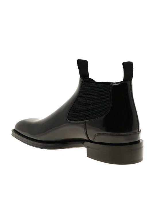 Burberry Bloomsbury Chelsea Boots Black Leather Size 43 New main image 6